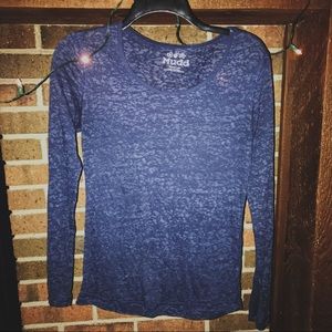 *SALE* Mudd shear navy long t shirt